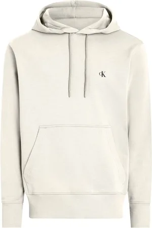 Calvin Klein Brown 100% Cotton Painted Hoodie L