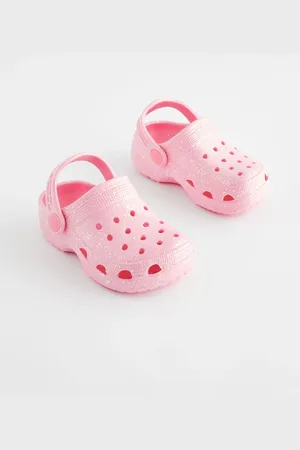 Next Pink Glitter Clogs AU 4 (EU 20.5)