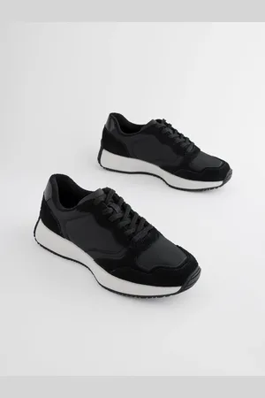 Next Black Forever Comfort Suede Stitch Detail Chunky Trainers AU 9 (EU 41)