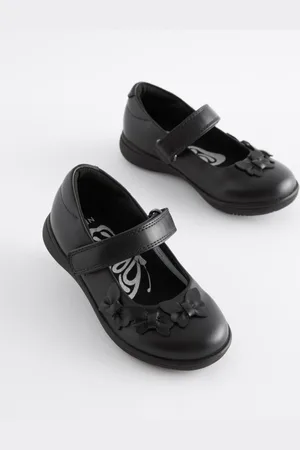 Next Standard Fit (F) School Junior Butterfly Mary Jane Shoes AU 10.5 (EU 28.5)