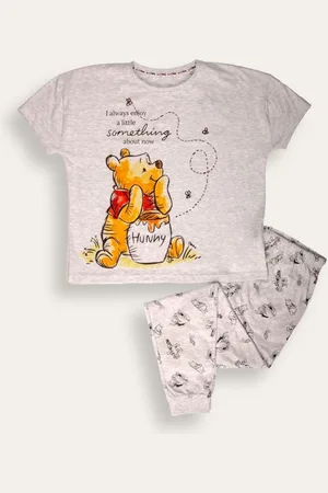 Brand Threads Grey Winnie The Pooh Pyjama Set M