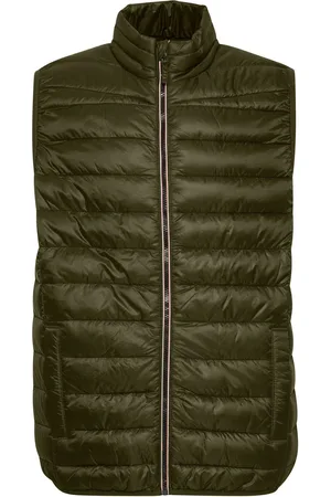 Blend Green Metallic Coated Gilet S