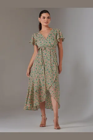 Jolie Moi Petite High Low Midaxi Dress AU 10