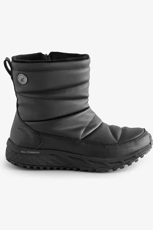 Skechers Black Escape Plan Ladies Boots AU 6 (EU 37)