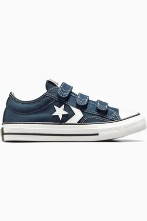 Converse Blue Junior Star Player 76 3V Easy On Trainers AU 2 (EU 34)