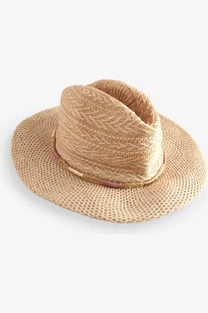 Next Light Pink Packable Panama Hat M-L