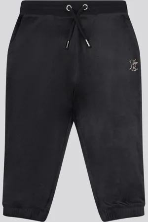 Juicy Couture Black Girls Capri Length Slim Joggers 14