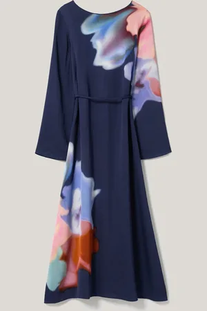 Jigsaw Dreamy Floral Midi Dress AU 16
