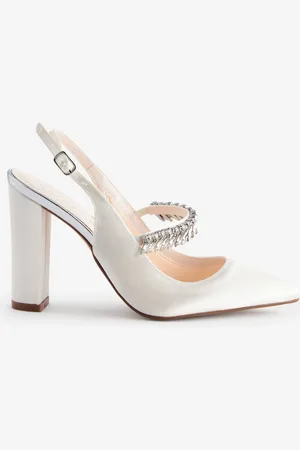 Rainbow Club Freya Bridal Sparkly Slingback Wedding Shoes AU 6 (EU 37)