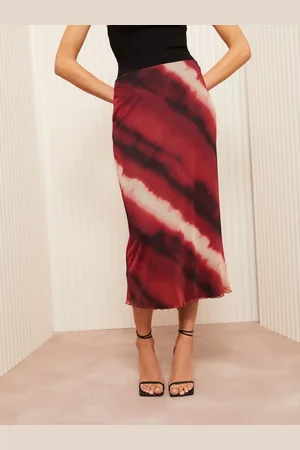 Friends Like These Printed Mesh Maxi Skirt AU 16