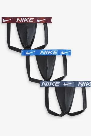 Nike Black Jock Strap Briefs 3 Pack S