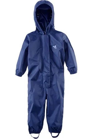Muddy Puddles Navy Blue Originals Waterproof All-In-One Puddlesuit 3