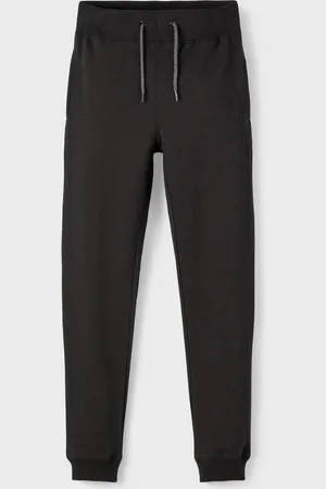 NAME IT Black Cuffed Cotton Joggers 14 Years (164cm)
