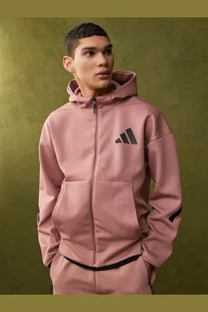 adidas Red Z. N.E Full Zip Hooded Track Jacket L Reg