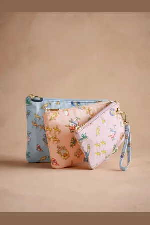 Cath Kidston Pink/Blue Charmed Layered Pouch Bag One