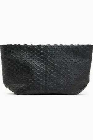 AllSaints AllSaints Black Hex E/W Snake Pouch One