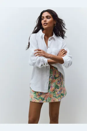Next Denim Wrap 100% Cotton Skort 10tall