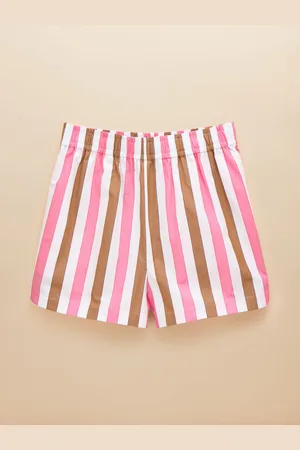 Joules Cotton Striped Shorts AU 14