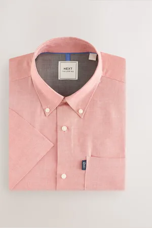 Next Regular Fit Short Sleeve Easy Iron Button Down Oxford Shirt xsmall