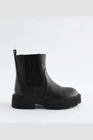 Next Black Chunky Chelsea Boots AU 13 (EU 32)