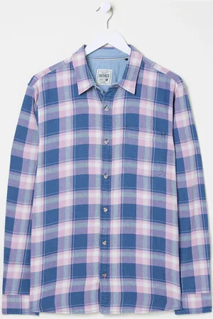 Fat Face FatFace Long Sleeve Mead Check Shirt 4XL Reg