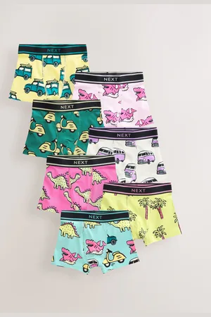 Next Dino/Vehicle Boxers Trunks 7 Pack (1.5-16yrs) 7