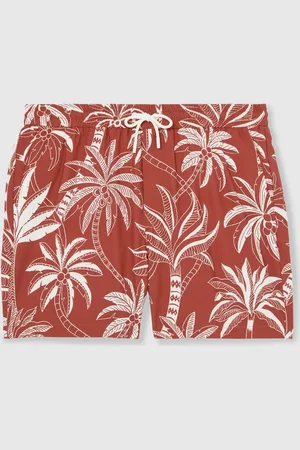 Reiss Ganetti Palm Print Swim Shorts M