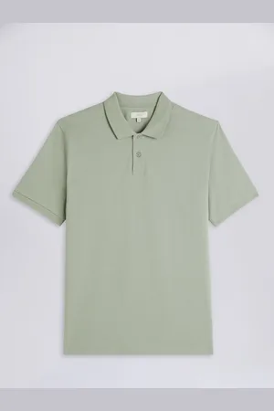 Moss Pique Polo Shirt S