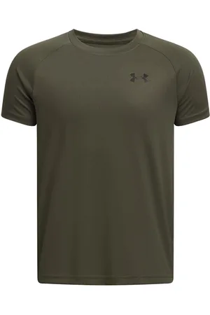 Under Armour Green Tech 20 Short Sleeve 100% Cotton T-Shirt 13