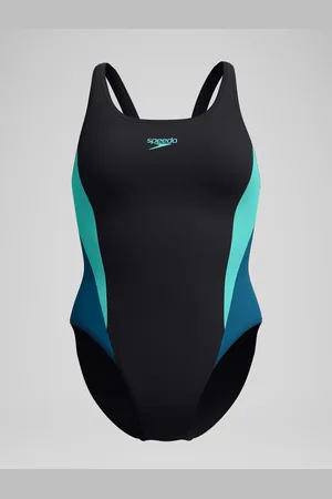 Speedo Black Colourblock 2.0 Swimsuit AU 10
