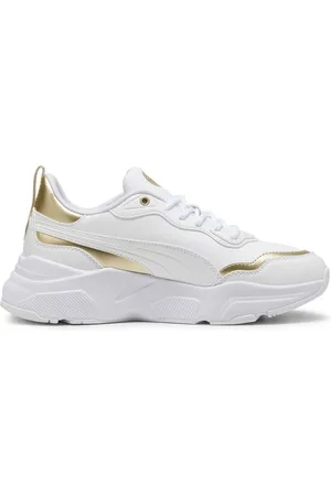 PUMA White Womens Cassia Rose Metallic Dream Sneakers AU 9.5 (EU 41)