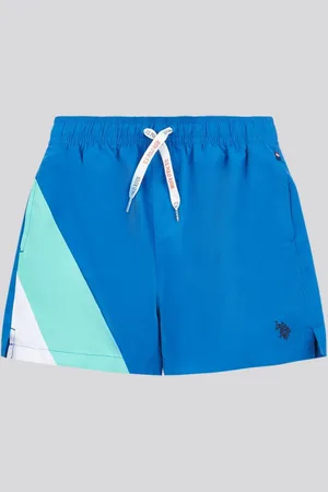U.S. Polo Assn. U. S. Polo Assn. Boys Cut and Sew Swim Shorts 140146cm