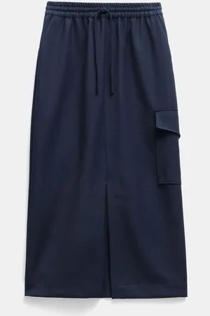 Hush Puppies Aria Cargo Wool Maxi Skirt AU 8