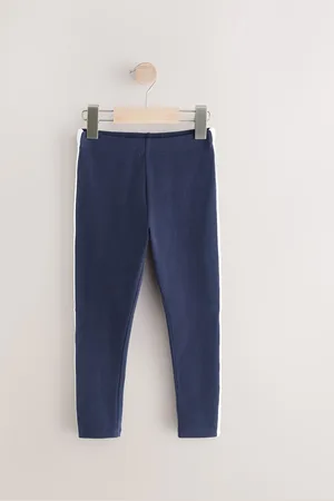 Next Navy/White Side Stripe Printed Leggings (3-16yrs) 5 Years (110cm)