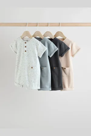 Next Mono Baby Jersey Rompers 4 Pack 9