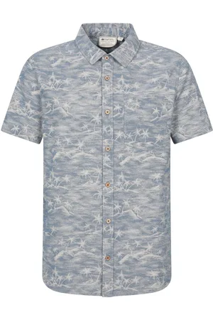 Mountain Warehouse 100% Cotton Tropical Printed Mens Short Sleeved Shirt XXL