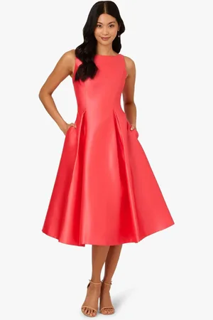 Adrianna Papell Sleeveless Tea Length Dress AU 12