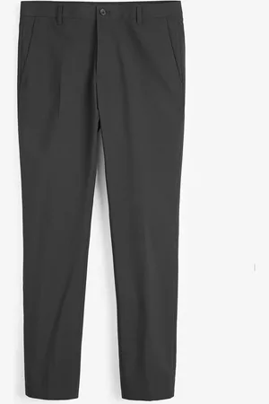 Next Black Slim Tapered Fit Stretch Smart Trousers 30W x 33L (UK 30 L)