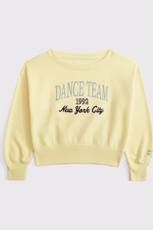 Abercrombie & Fitch Off Shoulder Graphic Jersey Sweatshirt 7