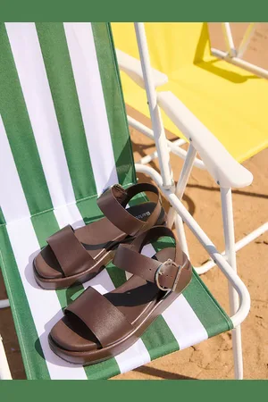 Barbour Brown Erin Flatform Sandals AU 7 (EU 38)