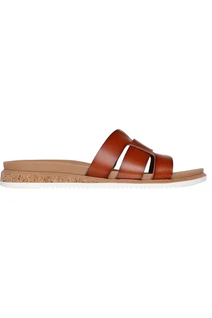 Skechers Brown Desert Kiss Low Peak Look Sandals AU 7 (EU 38)