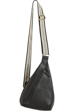 Oliver Bonas Black Crossbody Brooke Belt Bag One