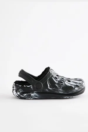 Next Black/White Slippers Clogs AU 12 (EU 30.5)