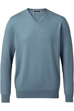 Charles Tyrwhitt Blue Merino V-Neck Jumper XL