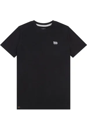 Lee Black Boys Badge 100% Cotton T-Shirt 7