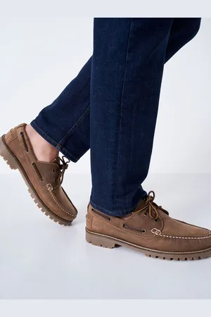 J.Crew Leo Leather Chunky Deck Shoes AU 13 (EU 47)