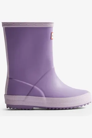 Hunter Kids Purple First Wellies AU 8 (EU 25)