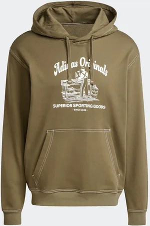 adidas Green Graphic Hoodie S Reg