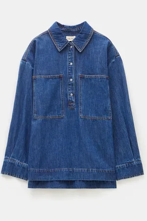 Hush Puppies Denim Pullover Shirt XS Reg
