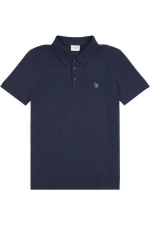 U.S. Polo Assn. U. S. Polo Assn. Mens Regular Fit Vertical Texture 100% Cotton Polo Shirt S